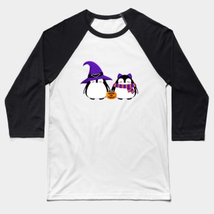 Halloween Penguins Baseball T-Shirt